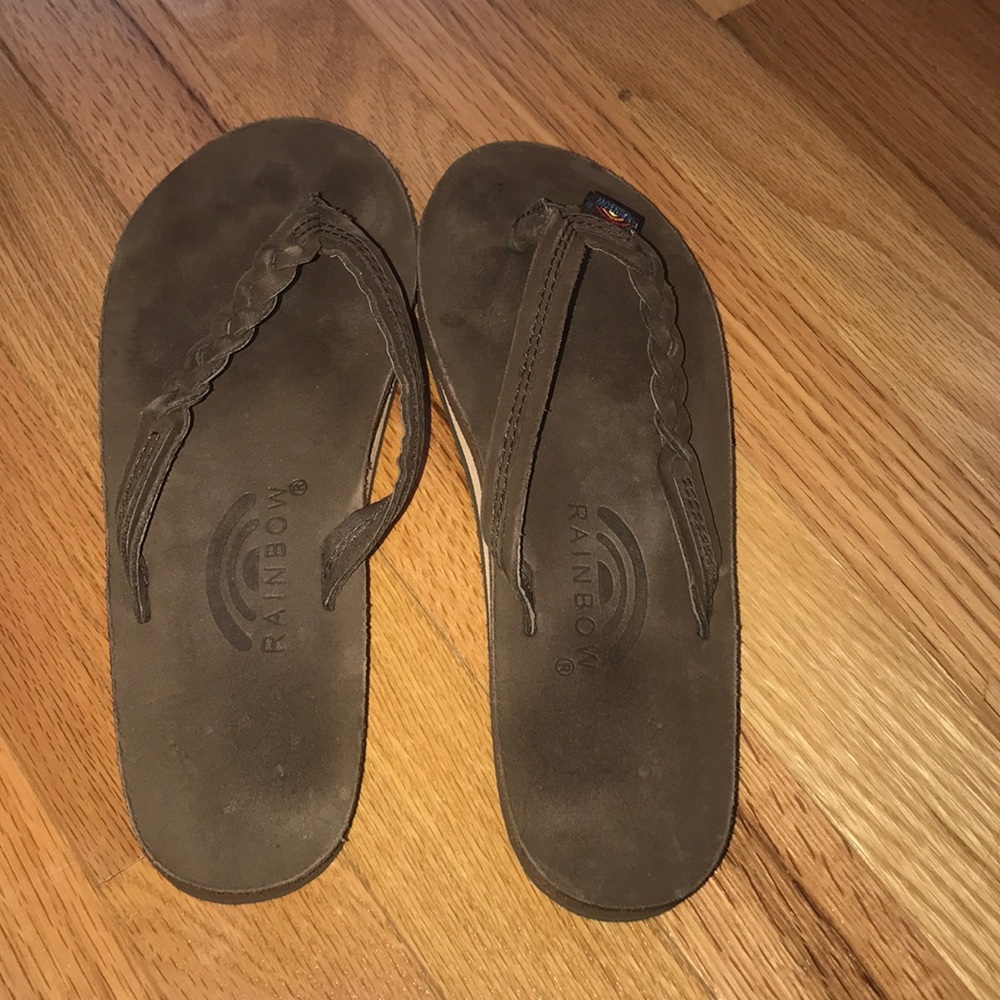 Rainbow Flip-flops